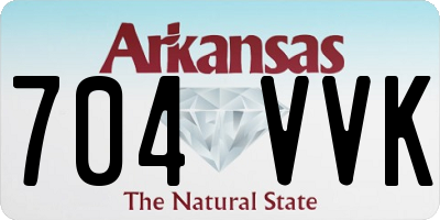AR license plate 704VVK