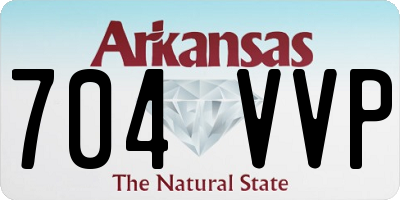 AR license plate 704VVP