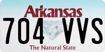 AR license plate 704VVS