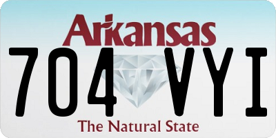 AR license plate 704VYI