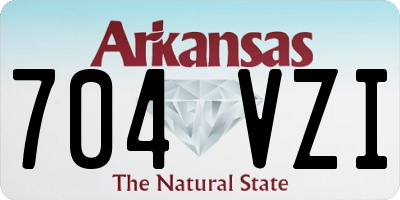 AR license plate 704VZI