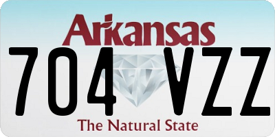 AR license plate 704VZZ