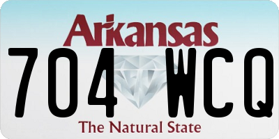 AR license plate 704WCQ
