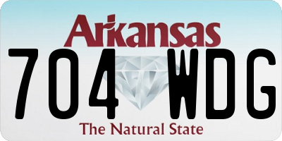 AR license plate 704WDG