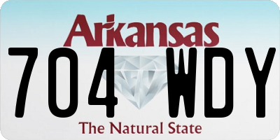 AR license plate 704WDY