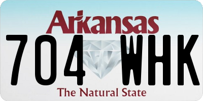 AR license plate 704WHK