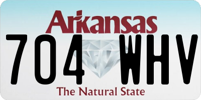 AR license plate 704WHV