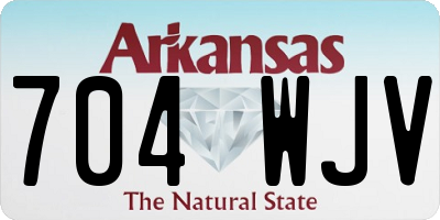 AR license plate 704WJV