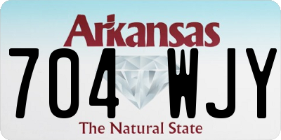 AR license plate 704WJY