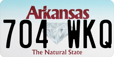 AR license plate 704WKQ