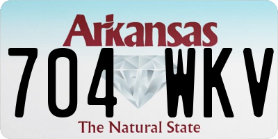 AR license plate 704WKV