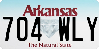 AR license plate 704WLY