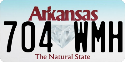 AR license plate 704WMH