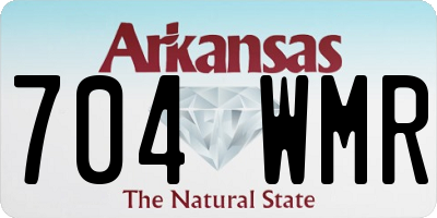 AR license plate 704WMR