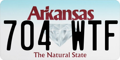 AR license plate 704WTF