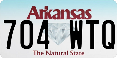 AR license plate 704WTQ