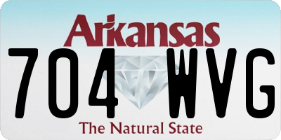AR license plate 704WVG