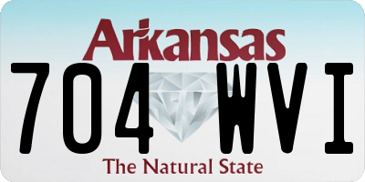 AR license plate 704WVI
