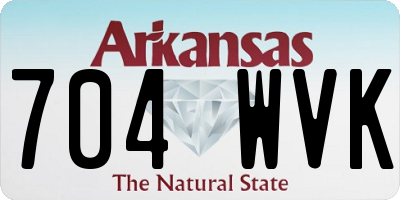 AR license plate 704WVK