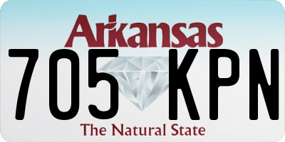 AR license plate 705KPN