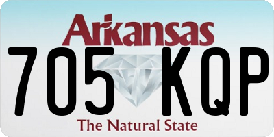 AR license plate 705KQP