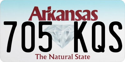 AR license plate 705KQS
