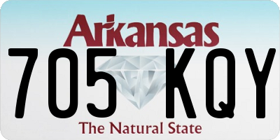 AR license plate 705KQY
