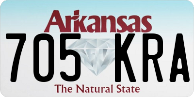 AR license plate 705KRA