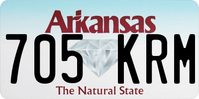 AR license plate 705KRM