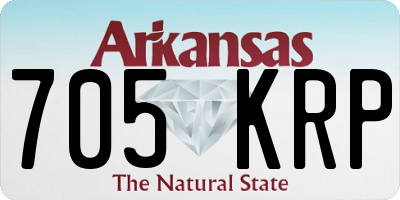 AR license plate 705KRP