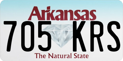 AR license plate 705KRS