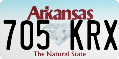 AR license plate 705KRX