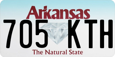 AR license plate 705KTH