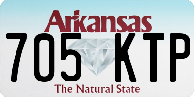 AR license plate 705KTP