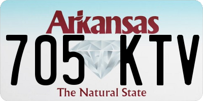 AR license plate 705KTV