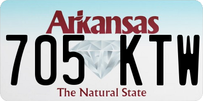 AR license plate 705KTW