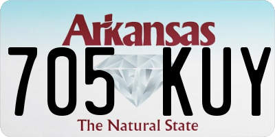 AR license plate 705KUY