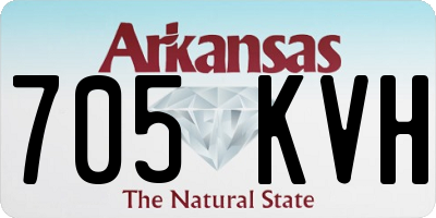 AR license plate 705KVH