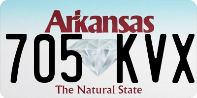 AR license plate 705KVX