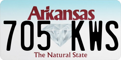 AR license plate 705KWS