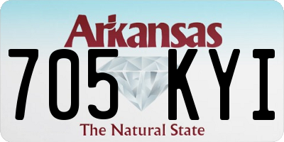 AR license plate 705KYI