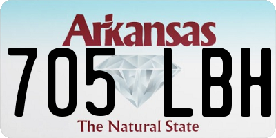 AR license plate 705LBH