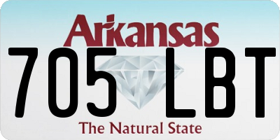 AR license plate 705LBT