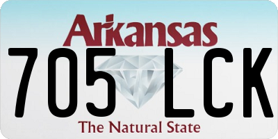 AR license plate 705LCK