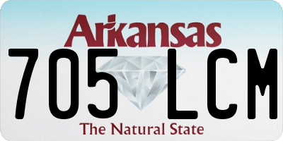 AR license plate 705LCM