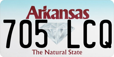 AR license plate 705LCQ