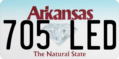 AR license plate 705LED