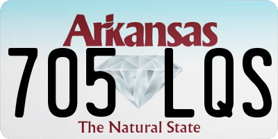 AR license plate 705LQS