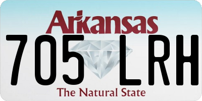 AR license plate 705LRH