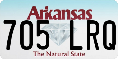 AR license plate 705LRQ